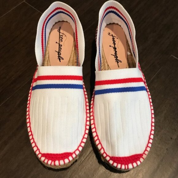 NWT FP Slip on stretchy canvas Espadrille /Loafers - Picture 6 of 7